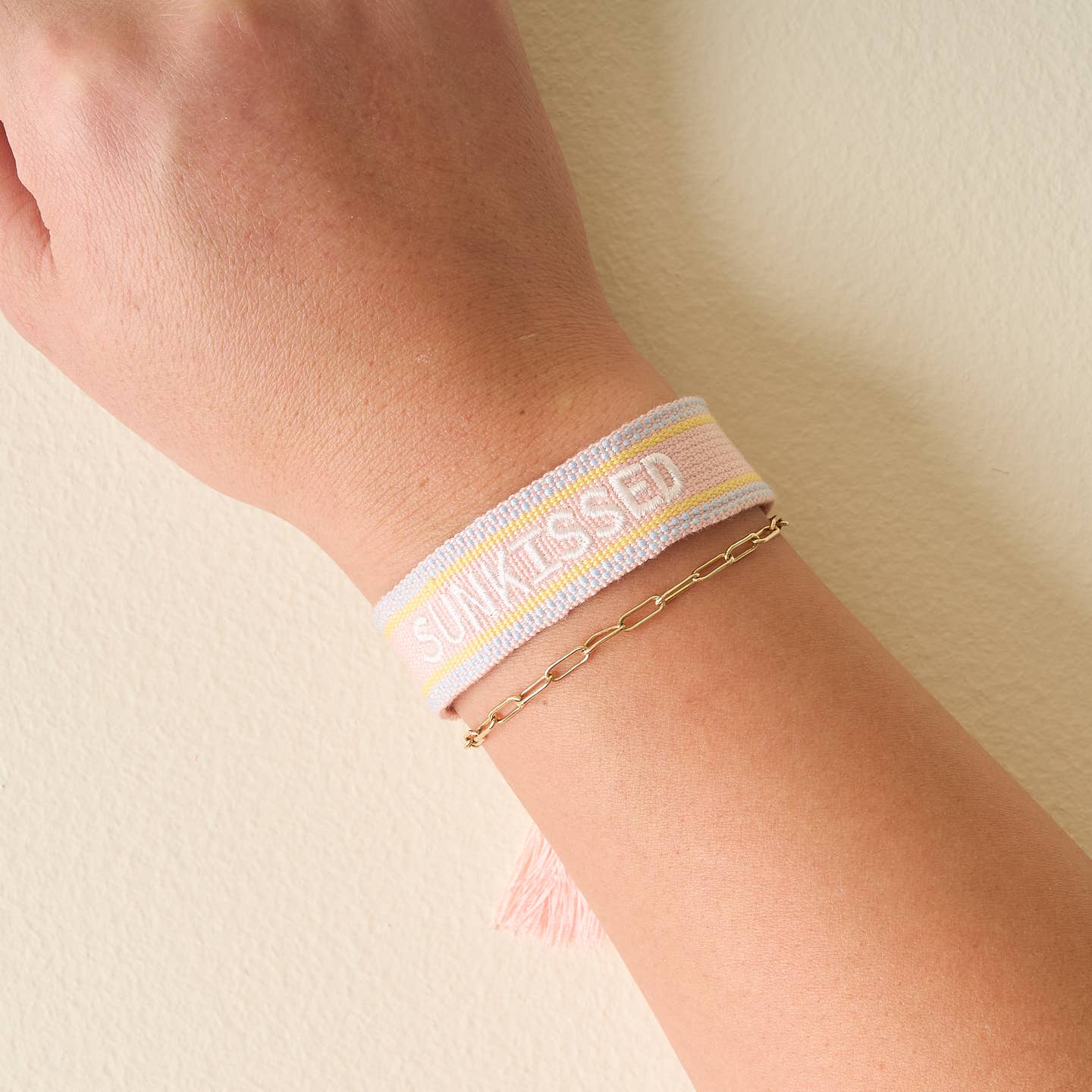 The Darling Effect Embroidered Bracelets (Sunkissed)