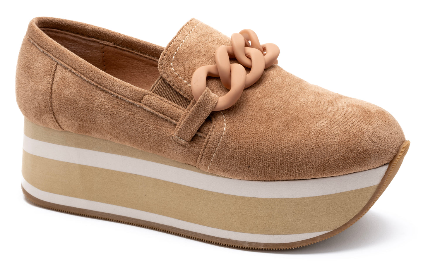 Corky Footwear So What Platform Loafer (Camel)