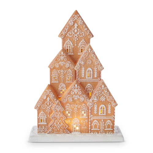 Light Up Gingerbread Village