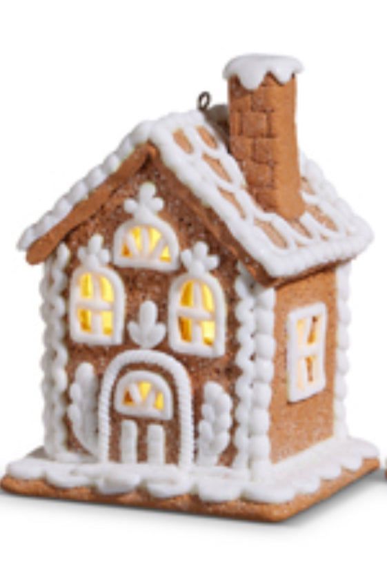 Gingerbread House Ornaments, 3 Styles