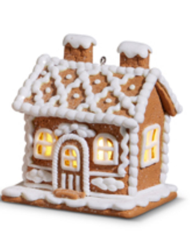 Gingerbread House Ornaments, 3 Styles