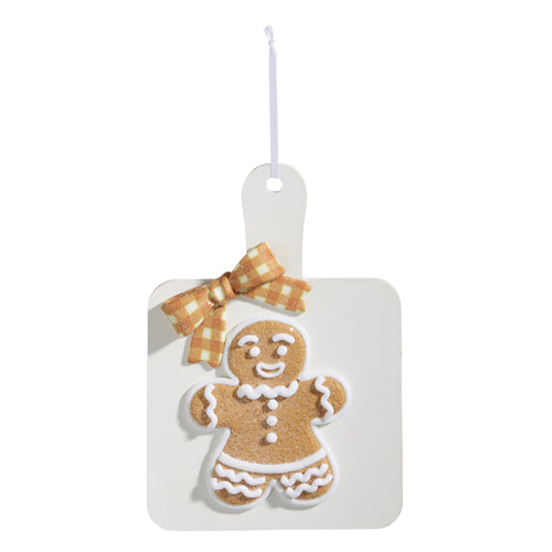 Gingerbread Man Cookie Sheet Ornament