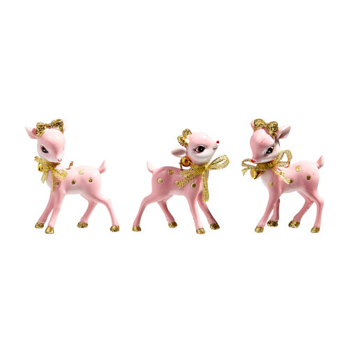 Pretty Little Reindeer Ornaments, 3 Styles