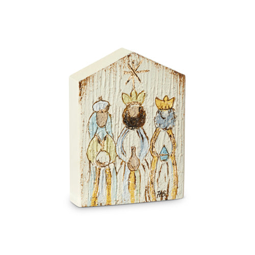 7.75” Wisemen Textured Block