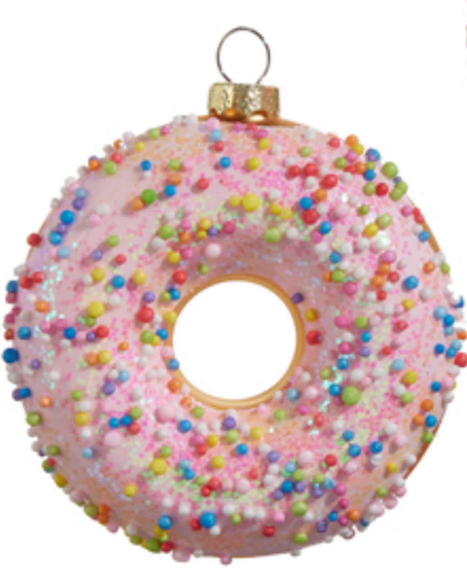 Sweet Treat Donut Ornament, 2 Style Options Available