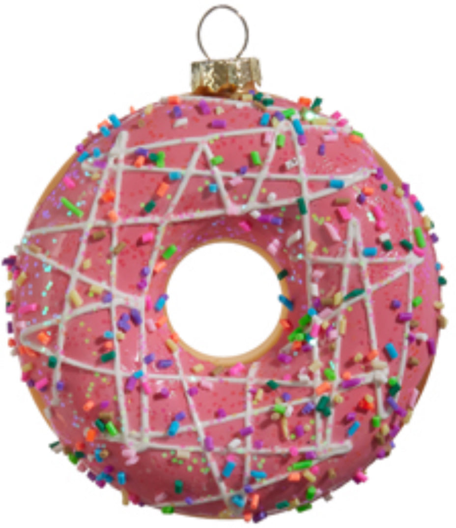 Sweet Treat Donut Ornament, 2 Style Options Available