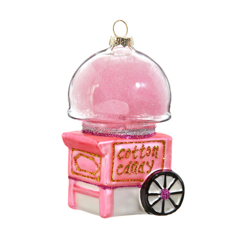 Pink Cotton Candy Machine Ornament