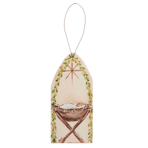 Jesus in Manger Ornament