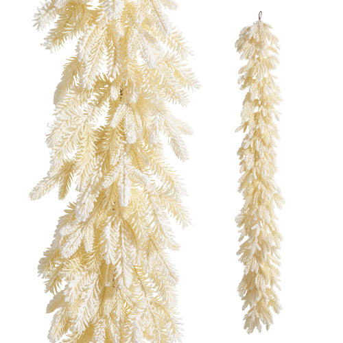 6’ Cream Spruce Garland