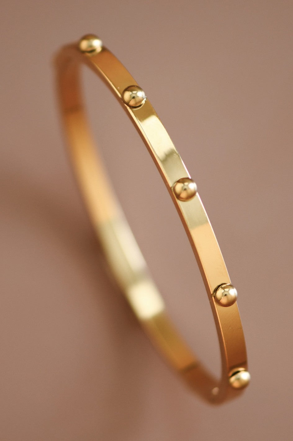 Samantha Studded Gold Bracelet