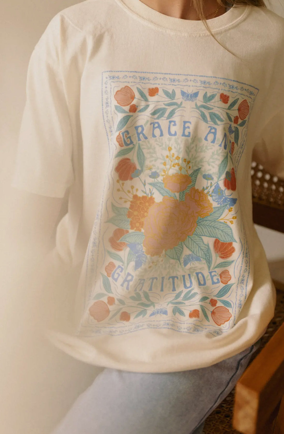 Grace and Gratitude Graphic Tee (Small to 3XL)