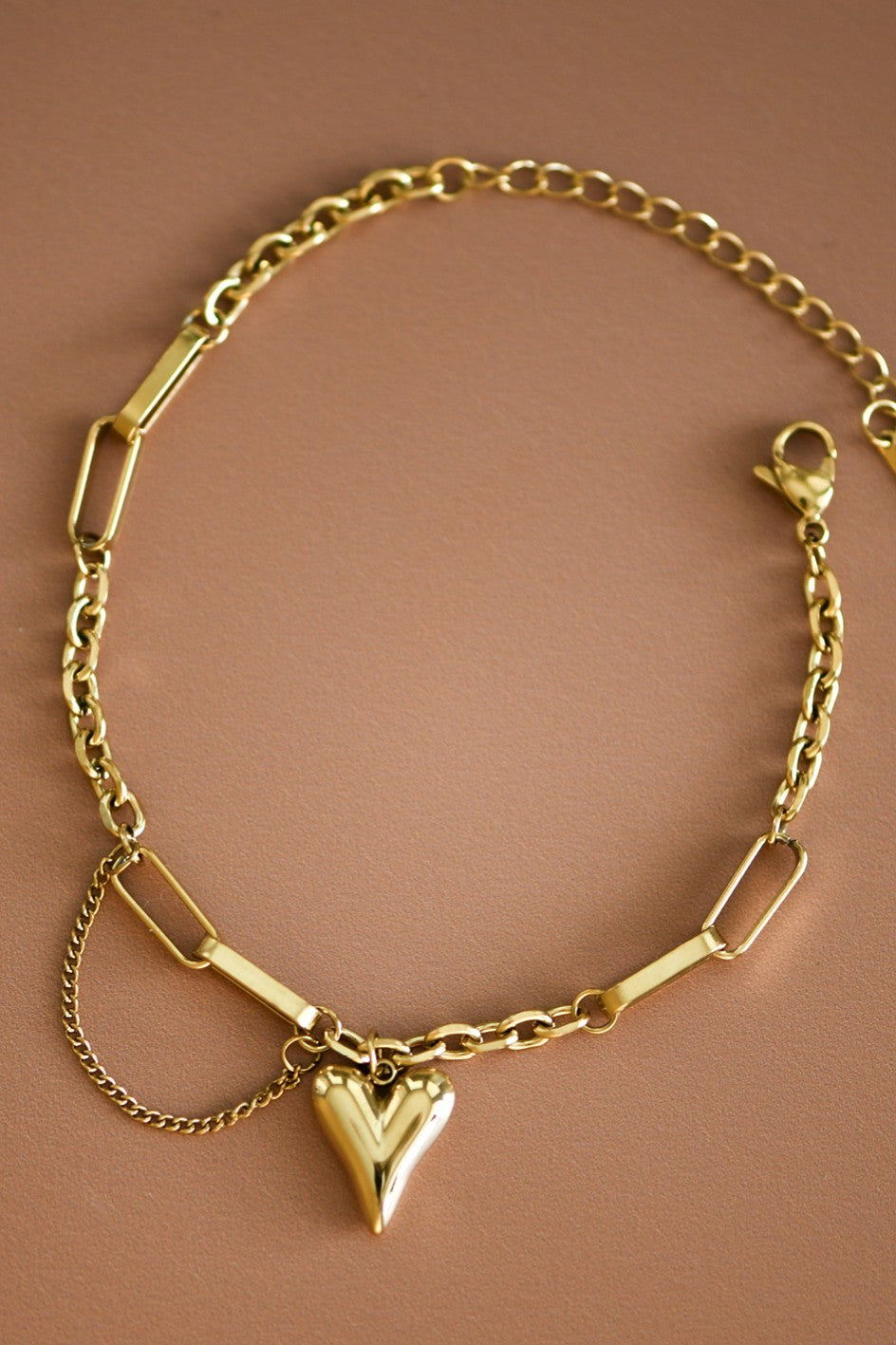 Whole Hearted 18k Gold Plated Necklace