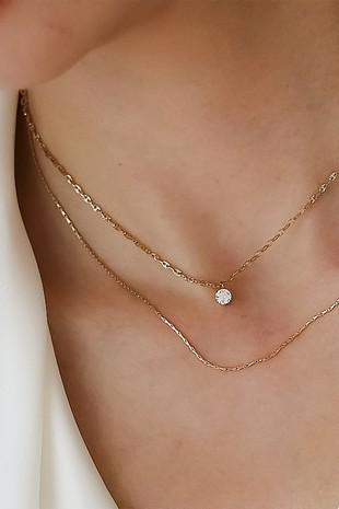 Shine Bright 18K Gold Plated Necklace
