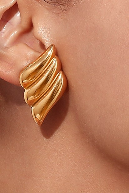 Your Way Gold Plated Earrings