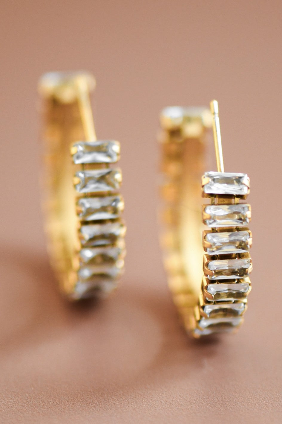 Stunner Crystal 18k Gold Plated Earrings