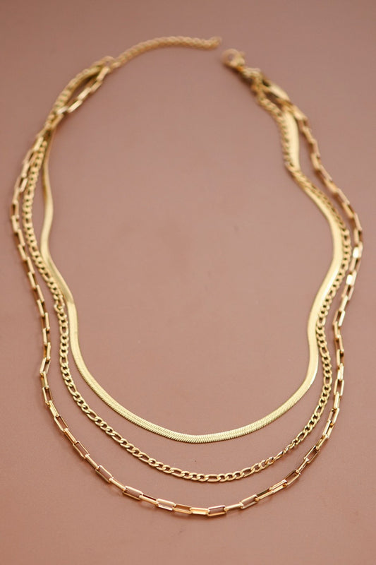 Long Live 18k Gold Plated Layered Necklace