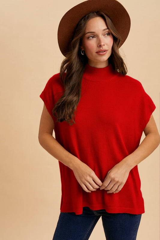 Simply The Softest Mock Neck Sweater (Multiple Color Options)
