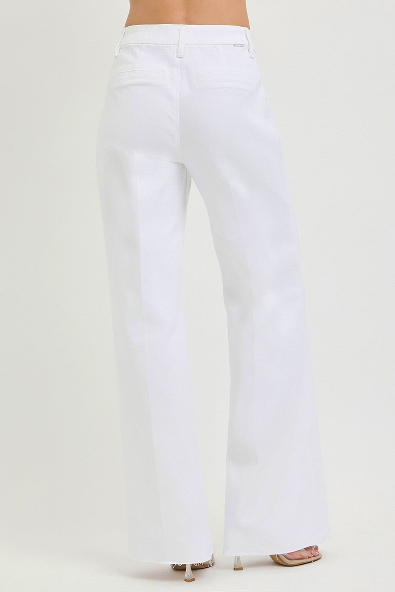Avenue 52 Tummy Control High Rise Wide Leg Pleated Pants by RISEN