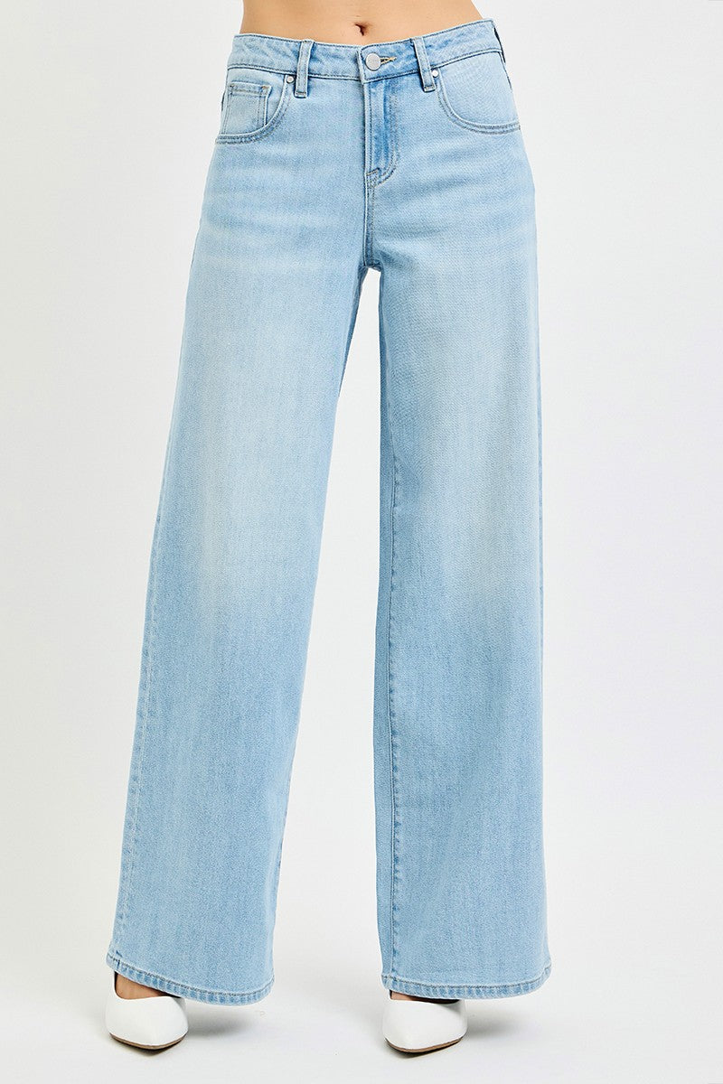 Rosie Relaxed Wide Leg Jean by RISEN