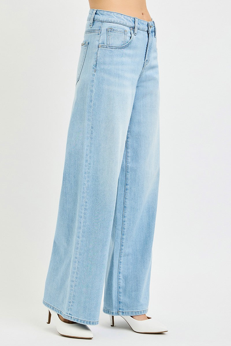Rosie Relaxed Wide Leg Jean by RISEN