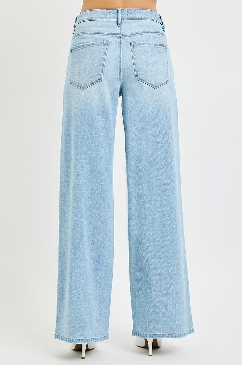 Rosie Relaxed Wide Leg Jean by RISEN