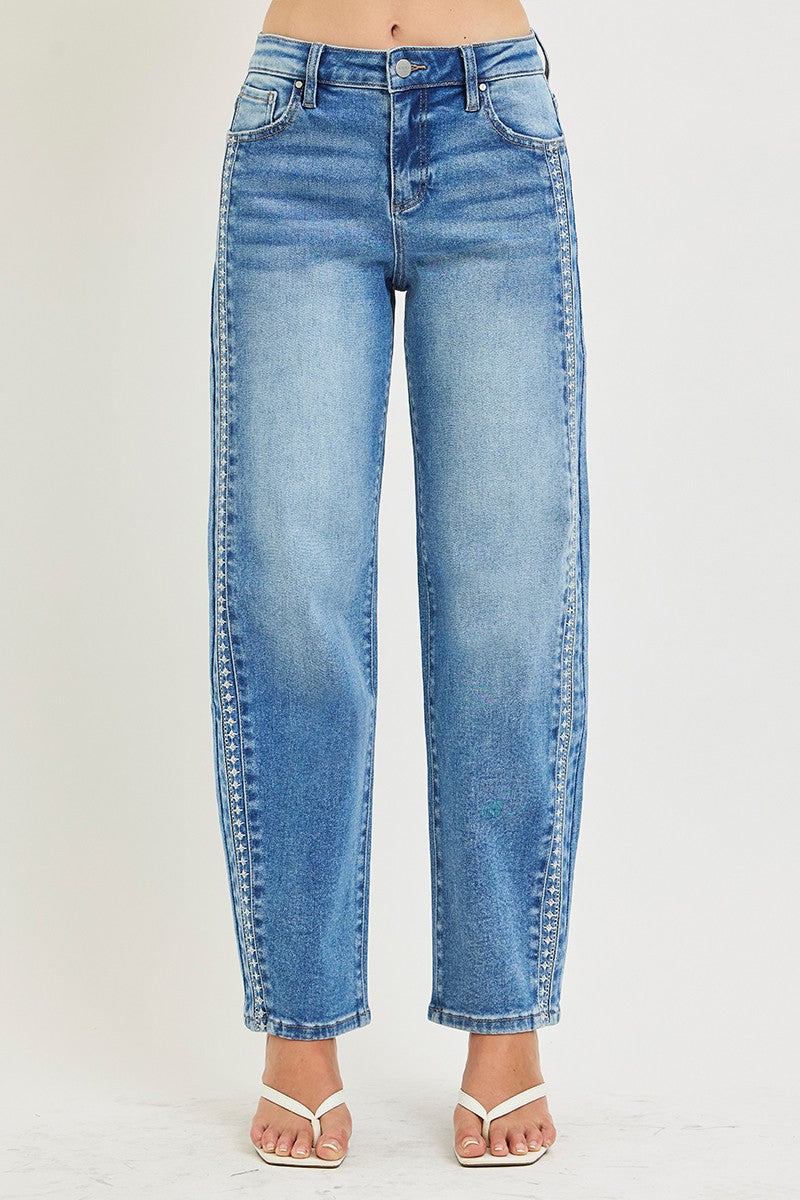 A Stitch in Time Contemporary Barrel Jeans