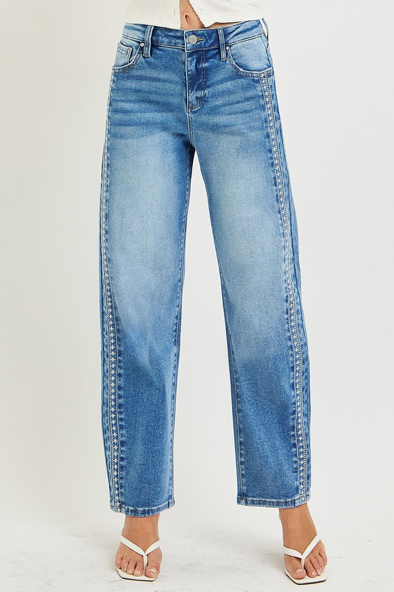 A Stitch in Time Contemporary Barrel Jeans