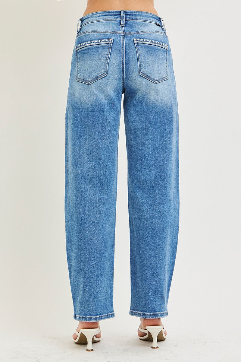 A Stitch in Time Contemporary Barrel Jeans