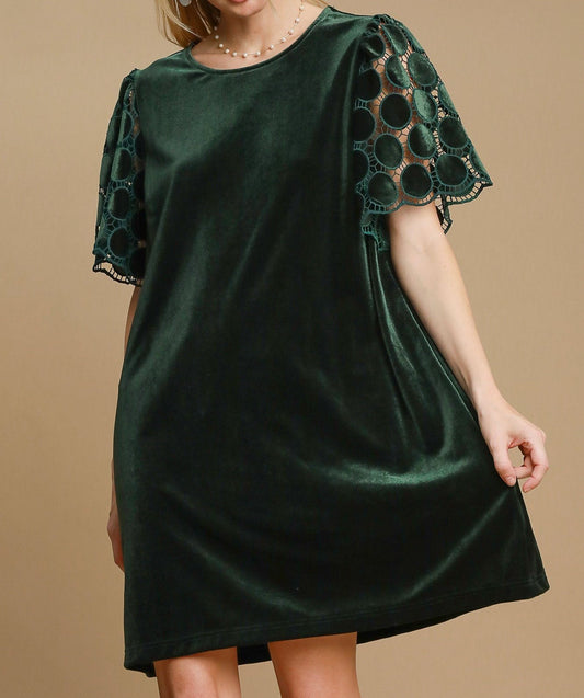 Our Love is Evergreen Velvet Dress (Small to Large)