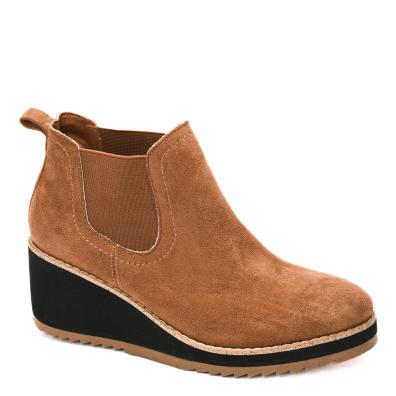 Corky Footwear Love You A Latte Suede Boot (Tobacco)