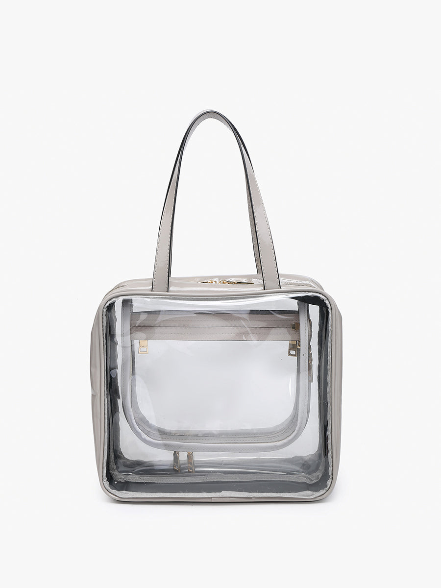 Rae Clear Cosmetic Bags (3 Colors Available)