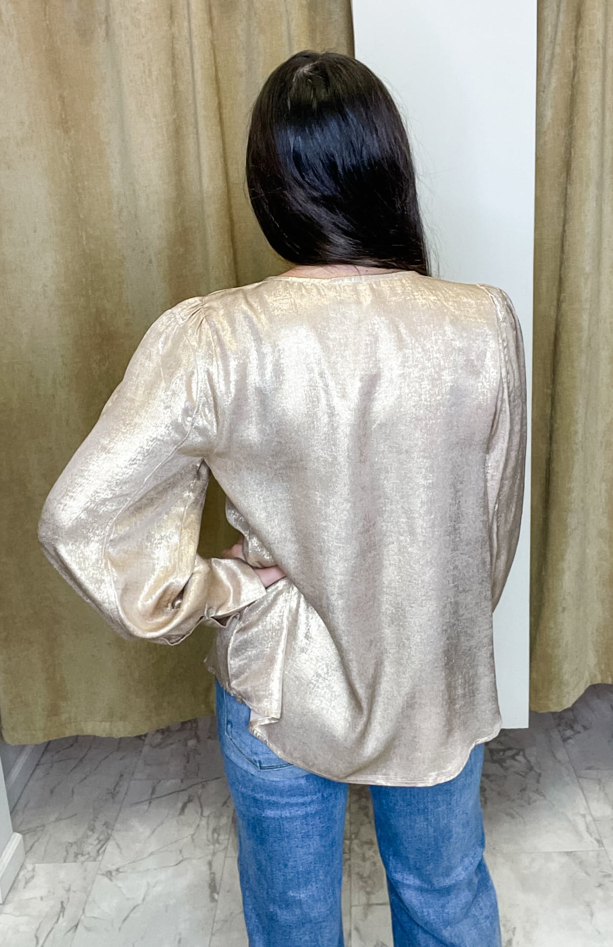 Streets of Gold Blouse (Small to Large)