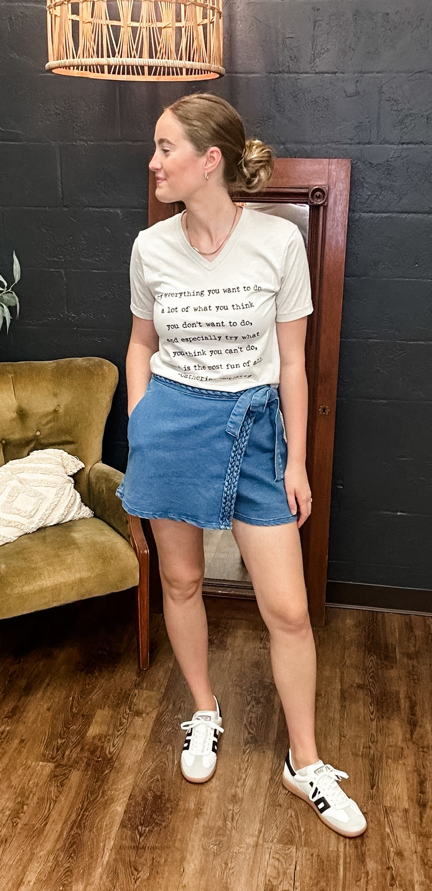 She's All That Denim Skort (Small to Large)