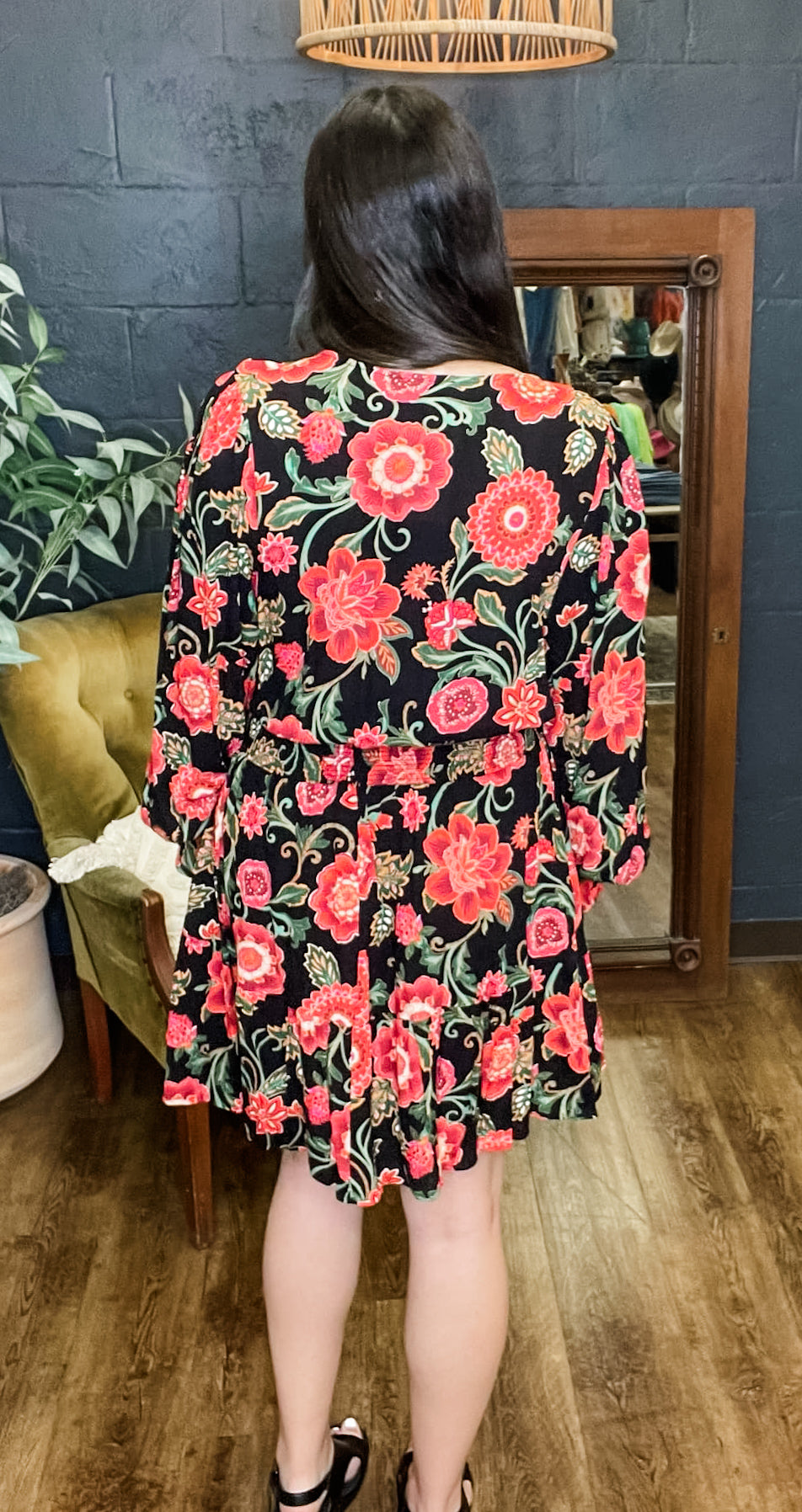 Eden Floral Smock Waist (Small to Large)