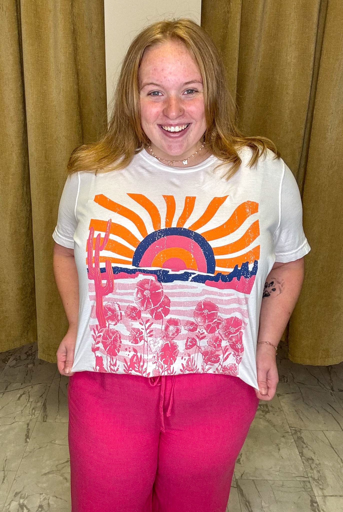 Sunrise Graphic Tee (1X to 3X)