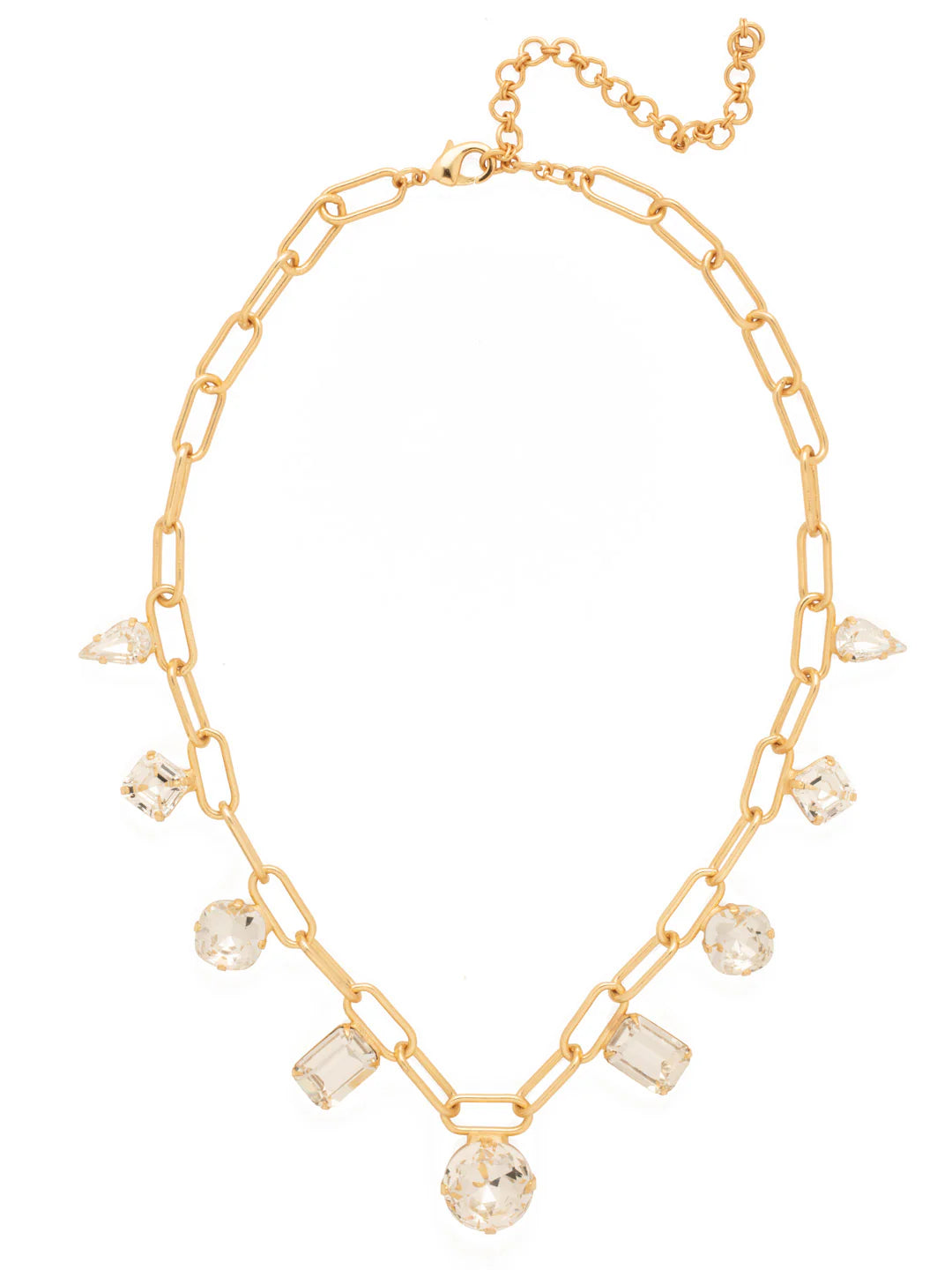 Sorrelli Kelly Tennis Necklace (Crystal)