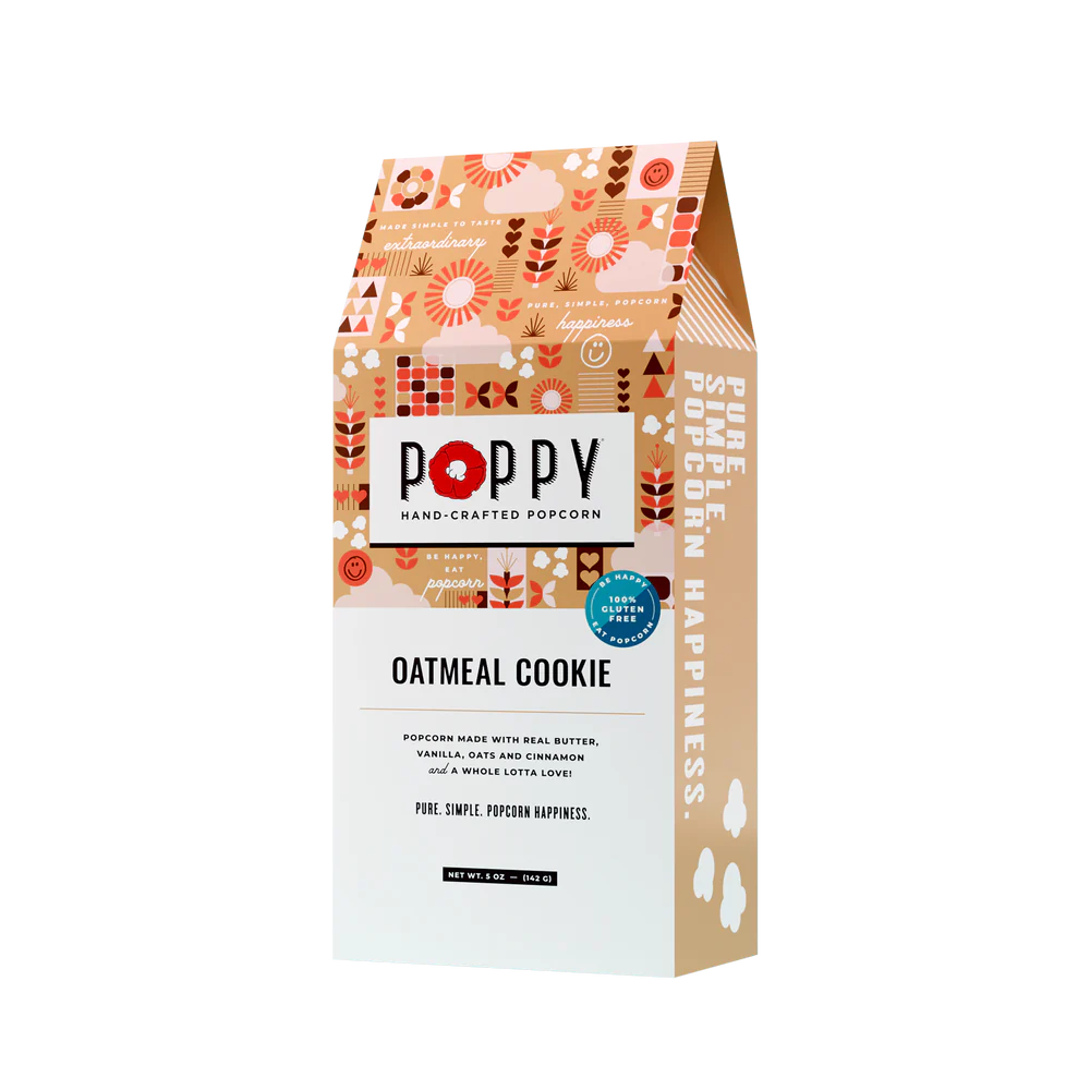 Oatmeal Cookie Poppy Popcorn