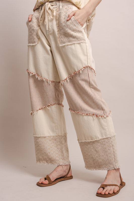 Love You To Pieces Patchwork Pants
