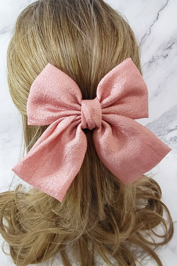 Pretty in Pink Hair Bow 5 Colors