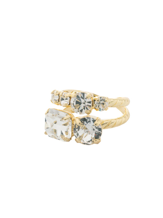 Sorrelli Miriam Stacked Ring (Crystal)