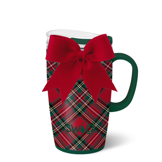 Swig Christmas Plaid Travel Mug 18oz