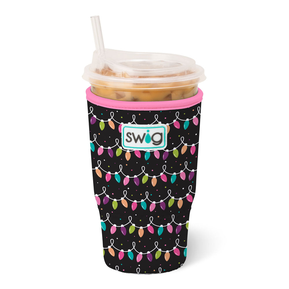 Swig Tacky Lights Iced Cup Coolie (Large)