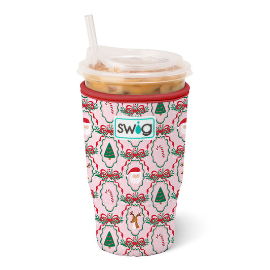 Swig Christmas Cameos Iced Cup Coolie (Large)