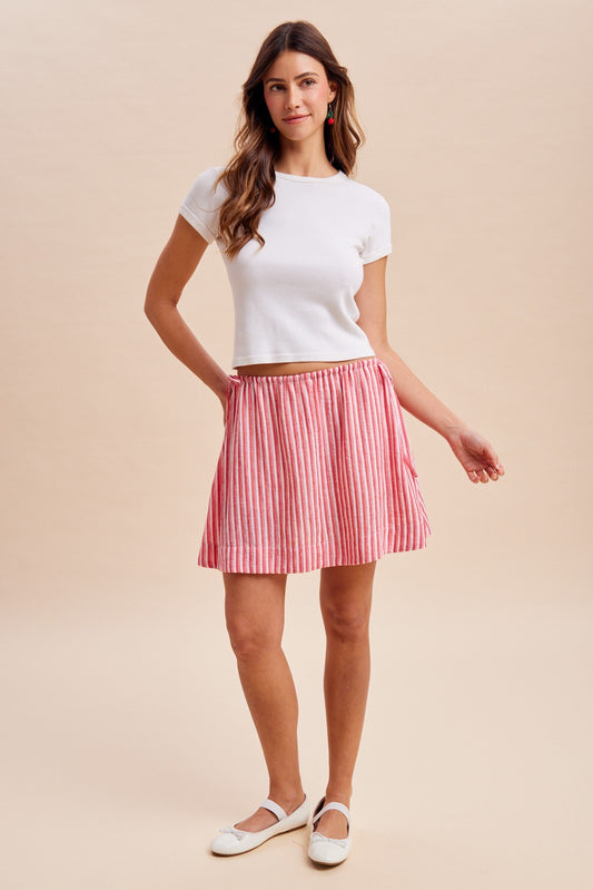 Candy Girl Striped Skort