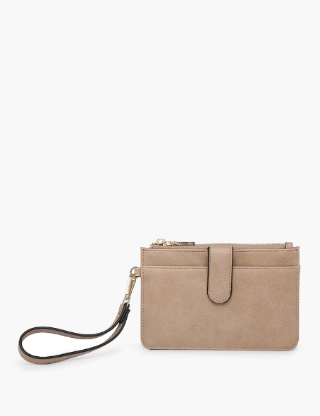 Pearl Clutch/Hobo in Taupe