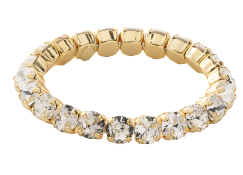 Crystal Gold-Tone Sienna Stretch Bracelet