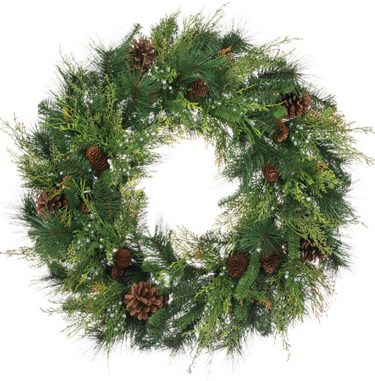 Mixed Pine 24" Wreath