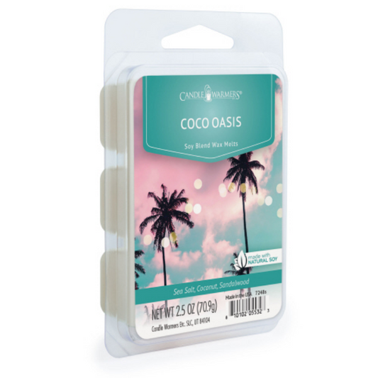 Coco Oasis 2.5oz Wax Melts