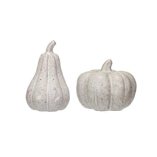 Stoneware Pumpkin, Reactive Glaze, 2 Styles