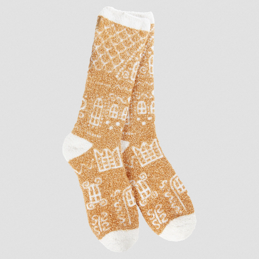 Gingerbread Cottage World's Softest Socks